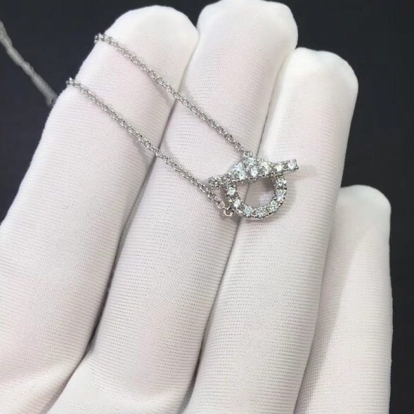 DÂY CHUYỀN HERMES PARIS FINESSE LARIAT HERMES DIAMOND WHITE GOLD 18K