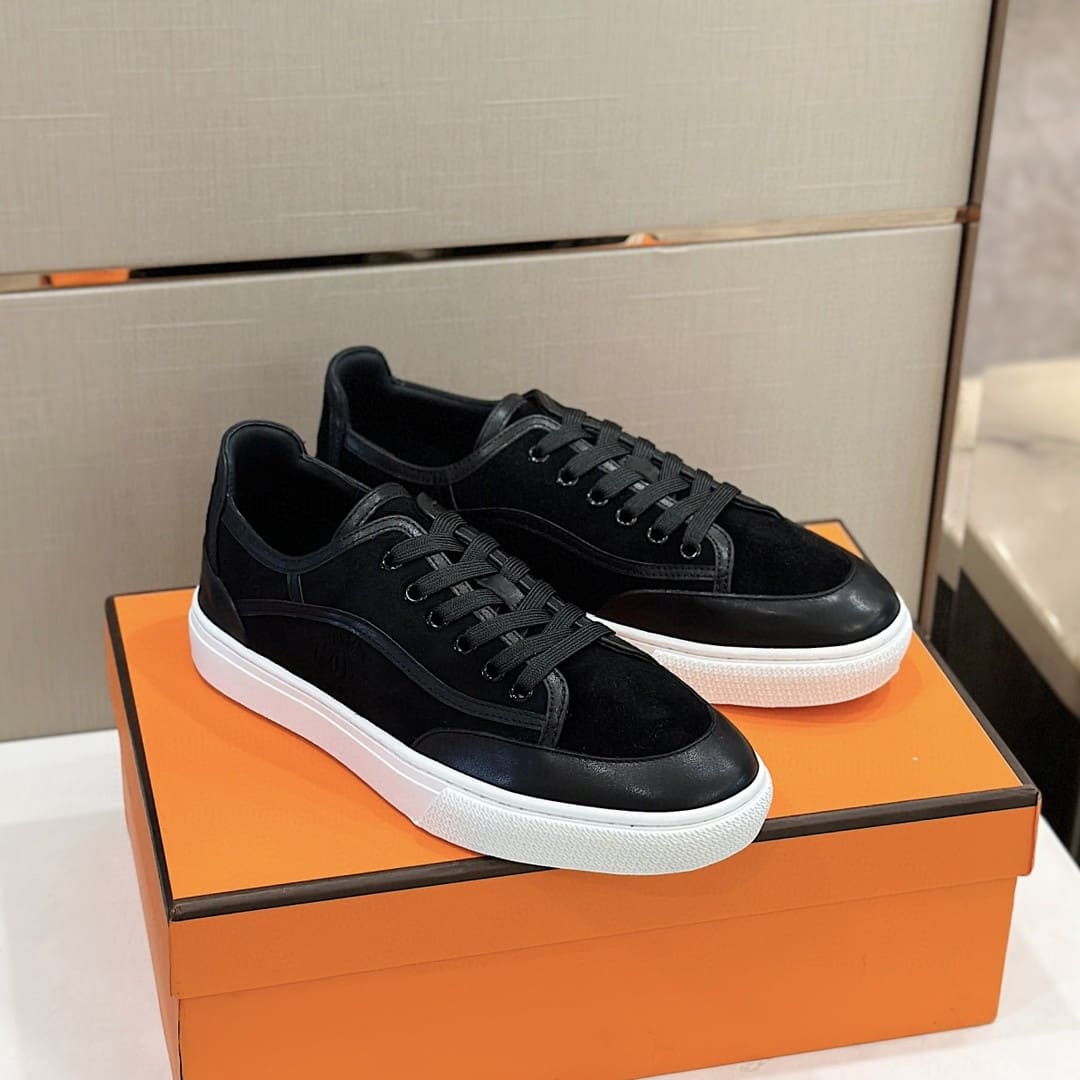 GIÀY HERMES SNEAKER LOW SPORTS BLACK