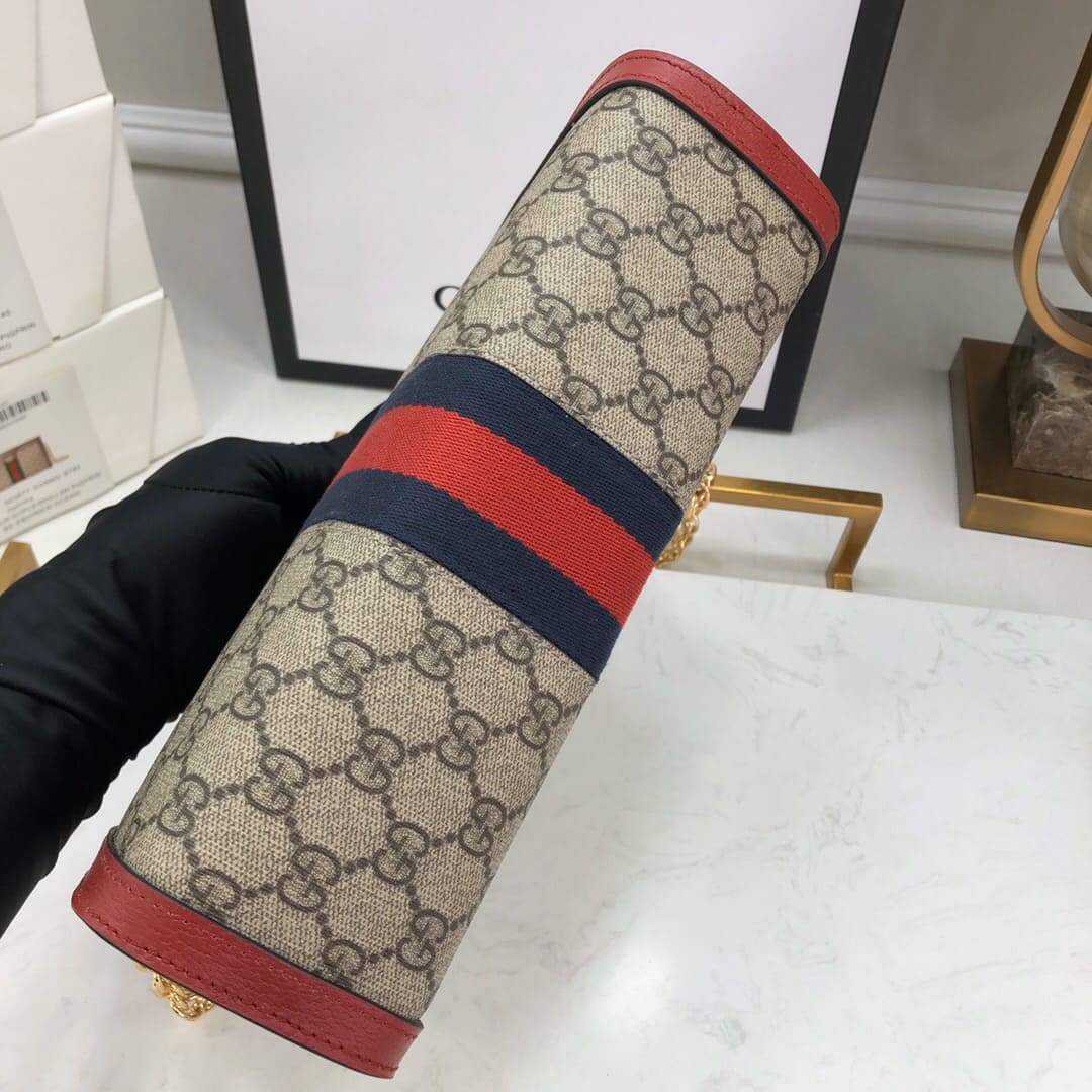 TÚI Gucci Ophidia GG small shoulder bag red Top Quality