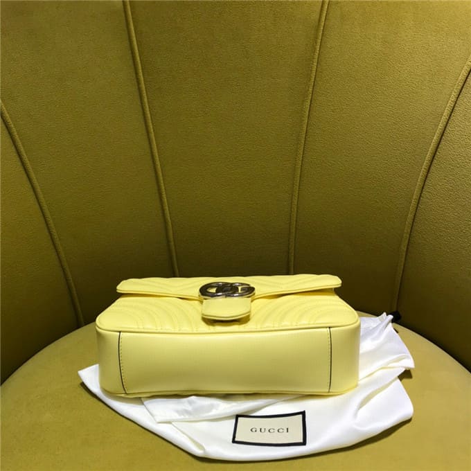 TÚI Gucci GG marmont small shoulder bag yellow Top Quality
