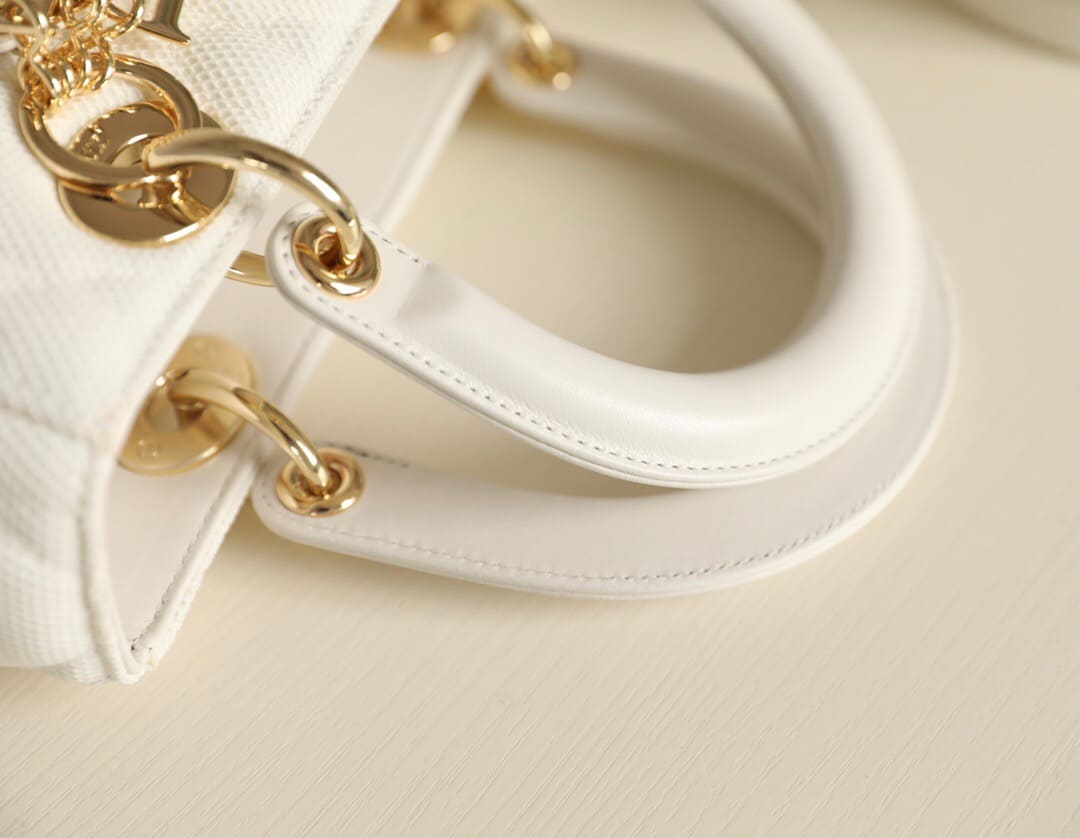 TÚI CHRISTIAN DIOR LADY DIOR Bag Bright Mesh White