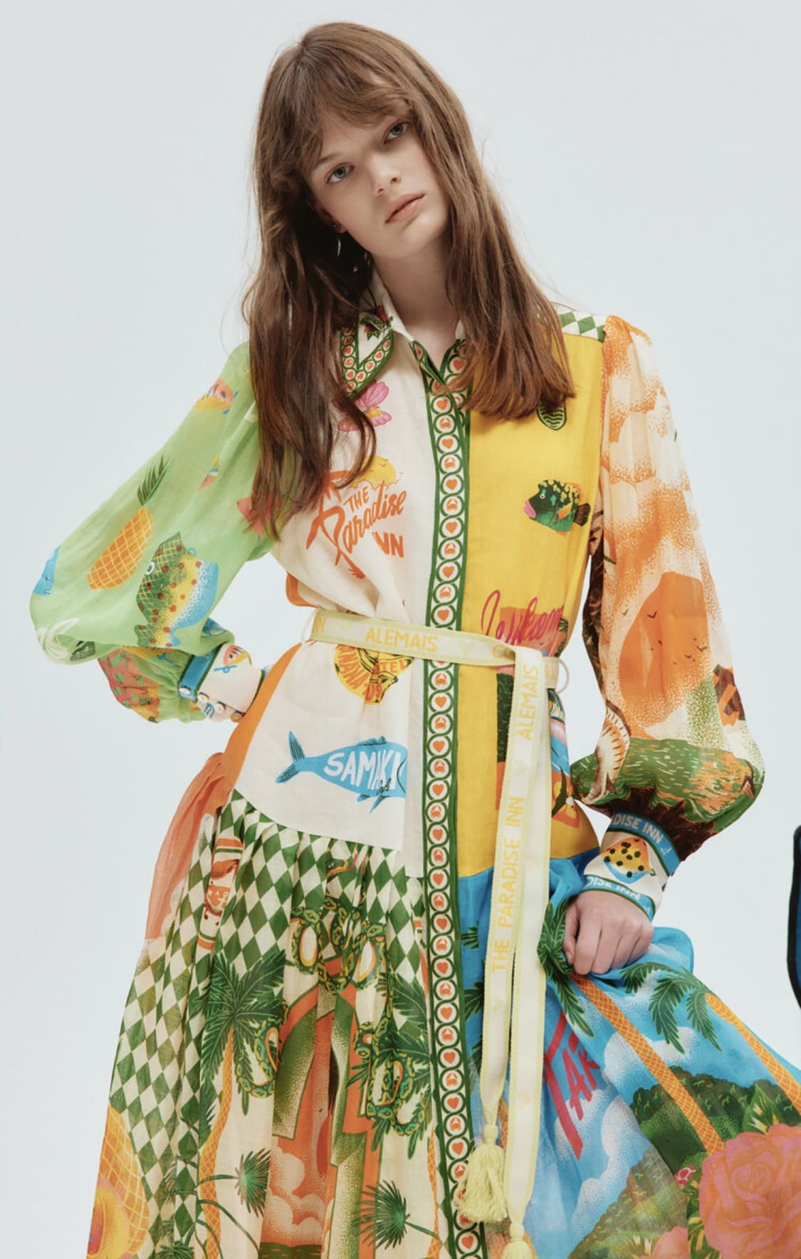 VÁY ALEMAIS THE PARADISE INN IN LINEN High Classy