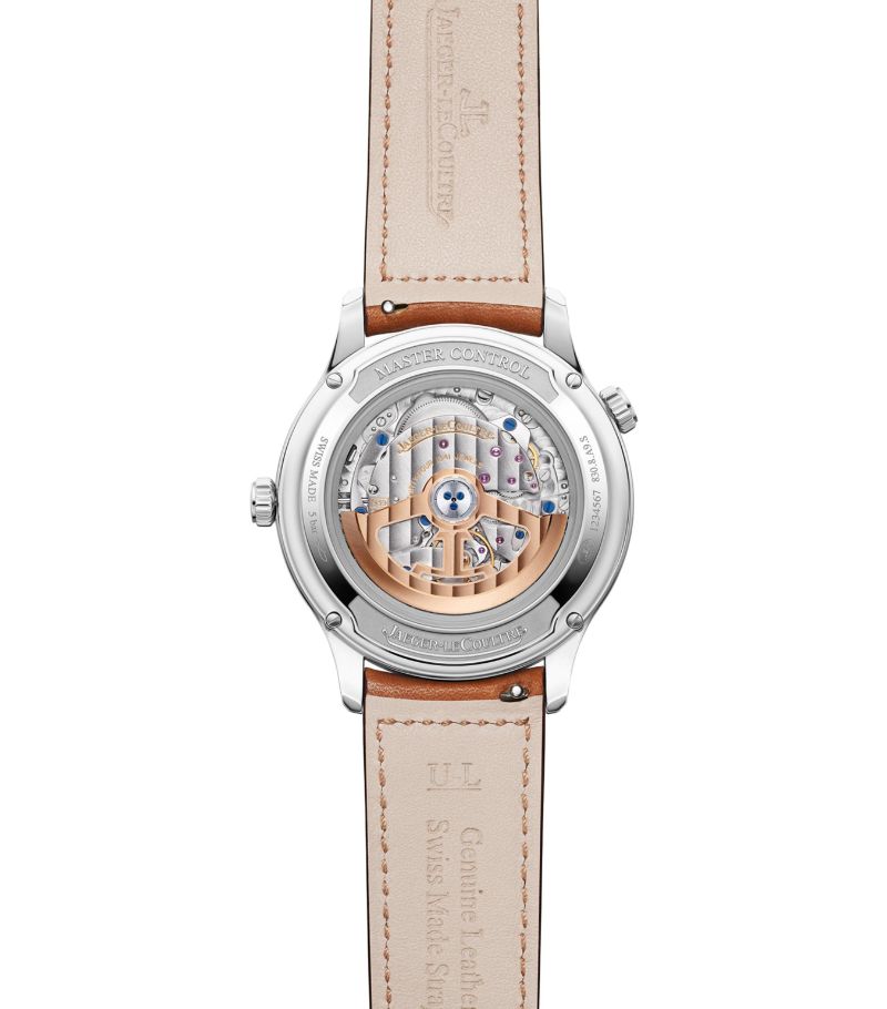 Đồng hồ Jaeger-LeCoultre Stainless Steel Master Control Geographic Watch 40mm mặt số màu trắng