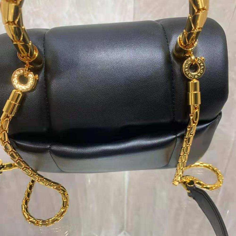 TÚI Bvlgari Women Serpenti Reverse Top Handle-Black