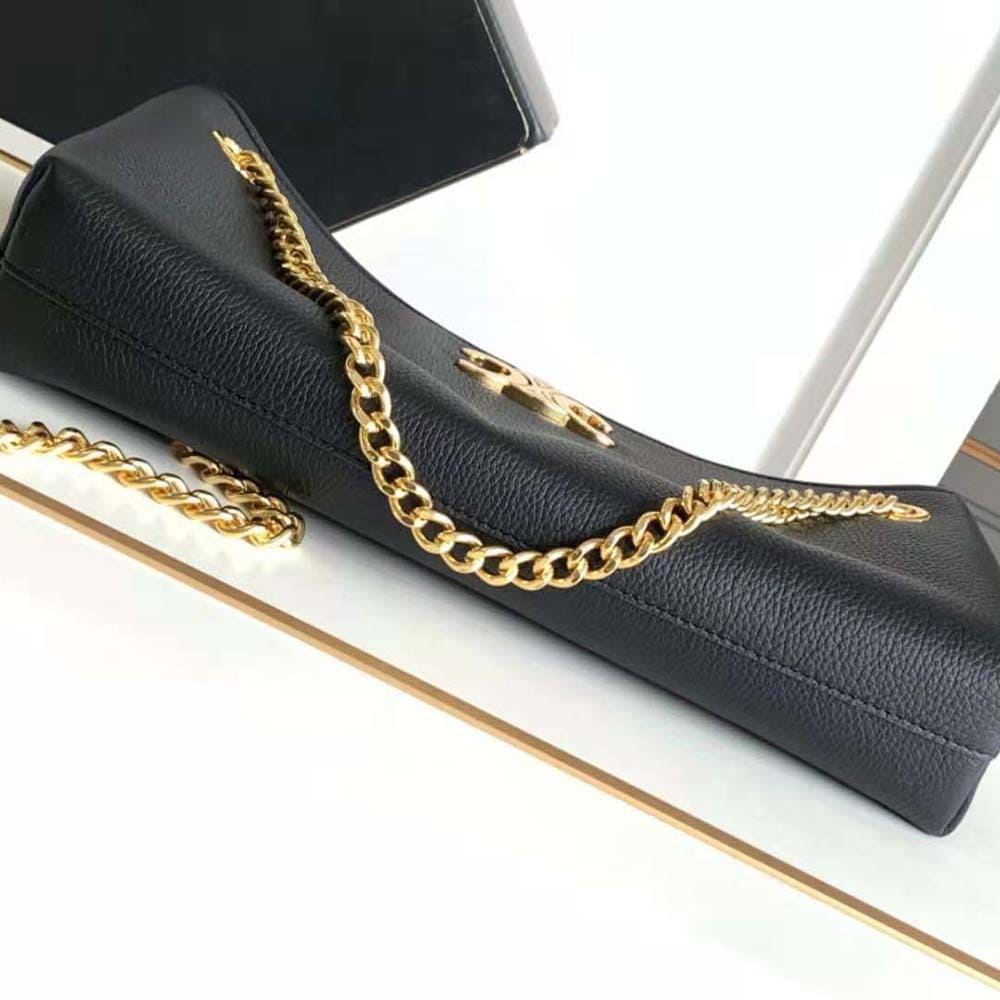 TÚI Celine Women Medium Newspaper Bag in Supple Calfskin-Black