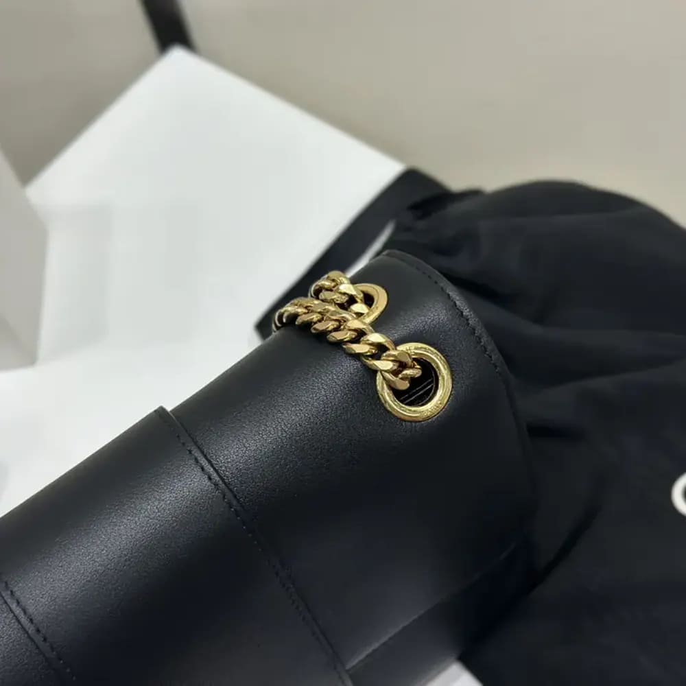 TÚI CELINE Women Medium Celine Victoire Bag in Supple Calfskin-Black