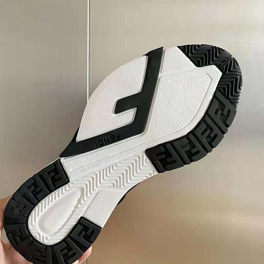 GIÀY FENDI Men Multicolor Suede Low-Tops-Red