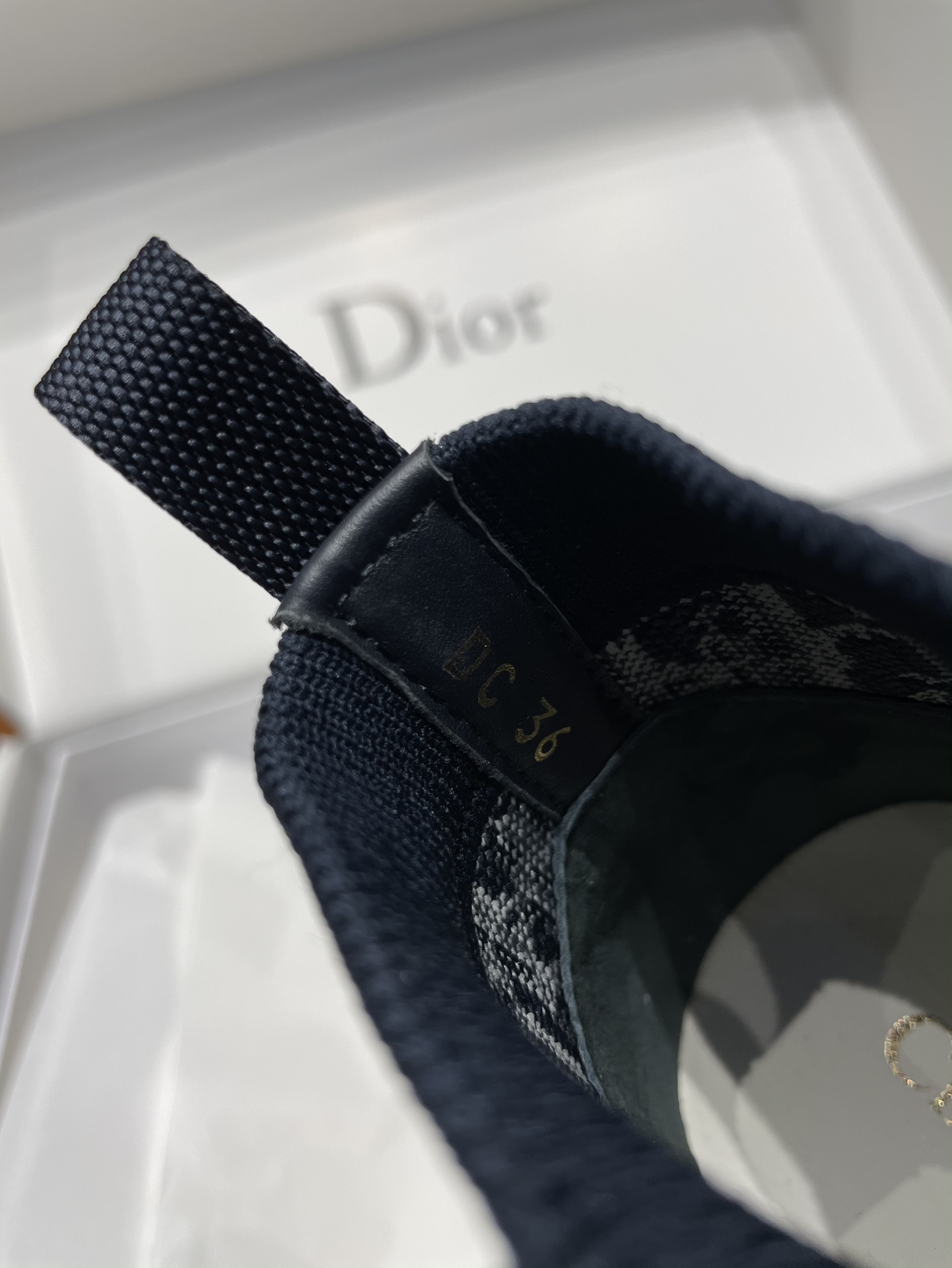 GIÀY Christian Dior Walk'N 23 Oblique High Top Black