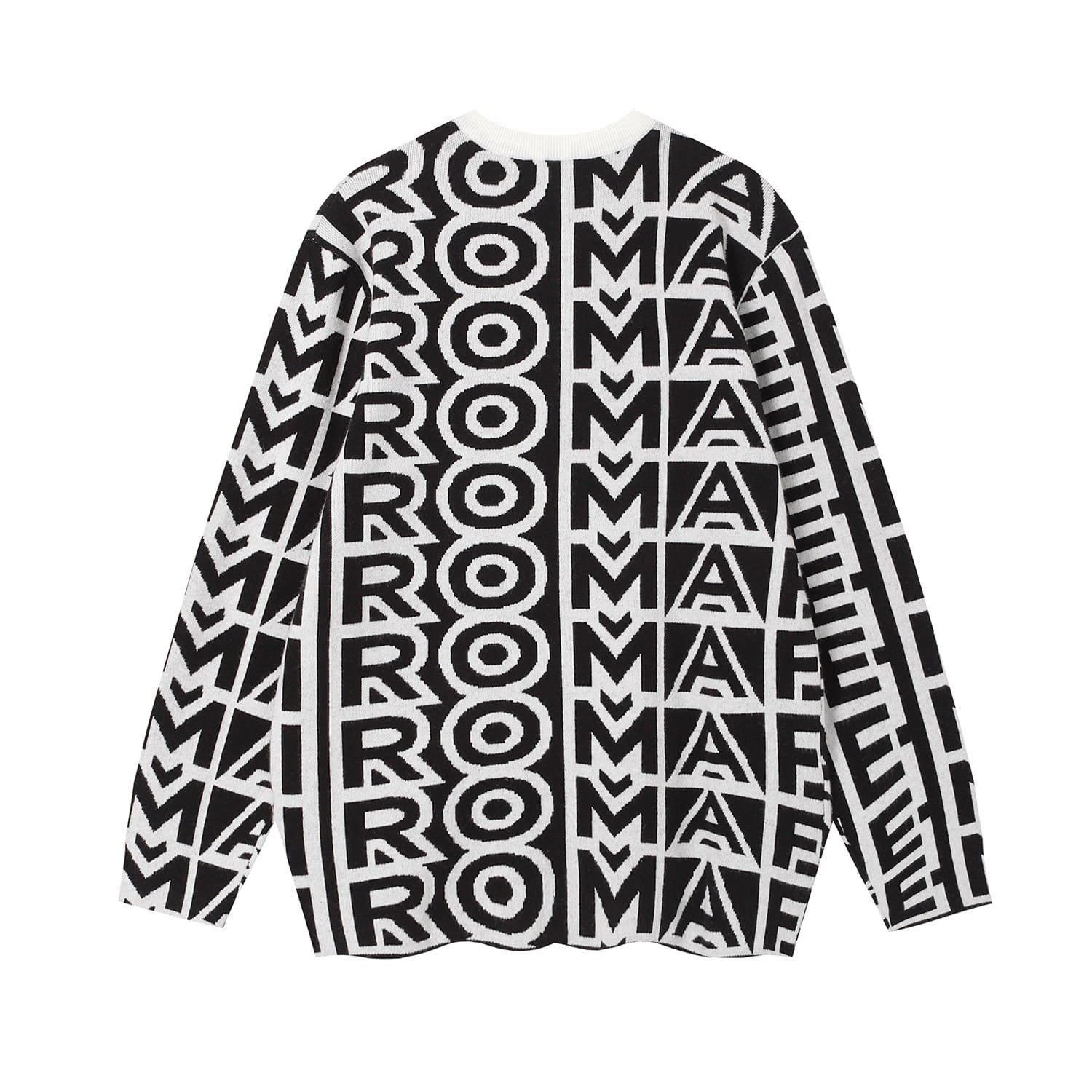ÁO FENDI FF White and Black Sweater