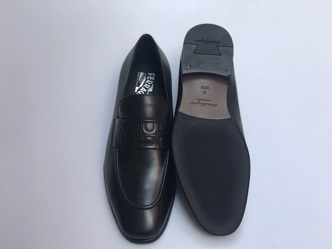 GIÀY SALVATORE FERRAGAMO LOAFER BLACK TOP QUALITY SHOES AAA