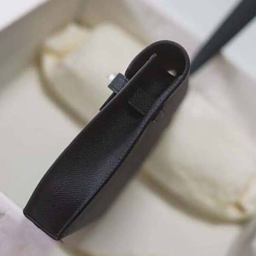 TÚI Hermes Men Kelly Depeches 25 Pouch-Black