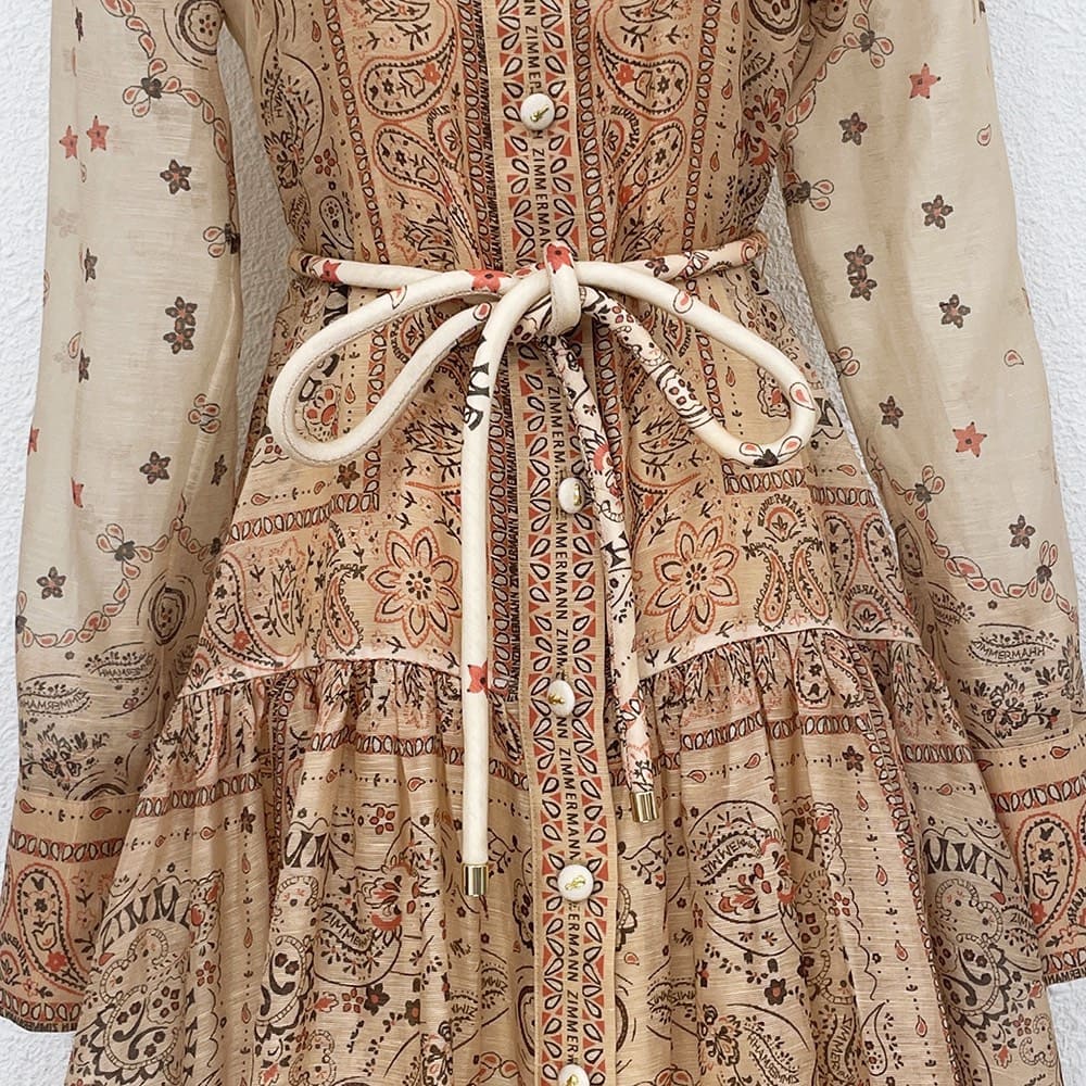 VÁY ZIMMERMANN Flower Vintage Dress High Classy