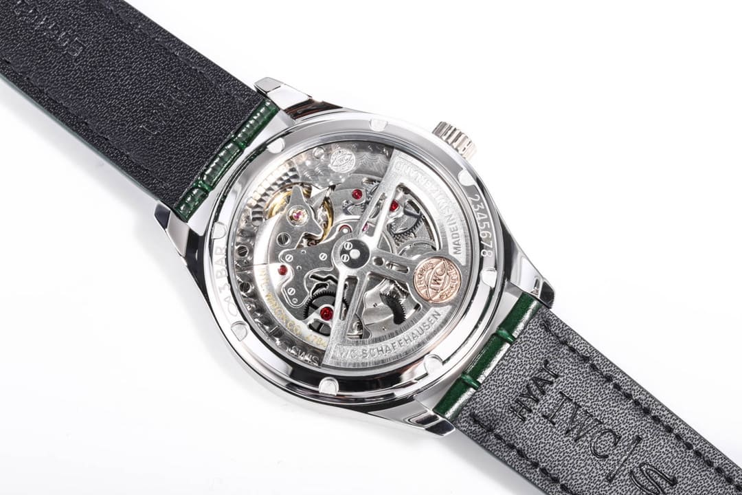 Đồng hồ IWC Stainless Steel Portugieser Automatic mặt số màu xanh green