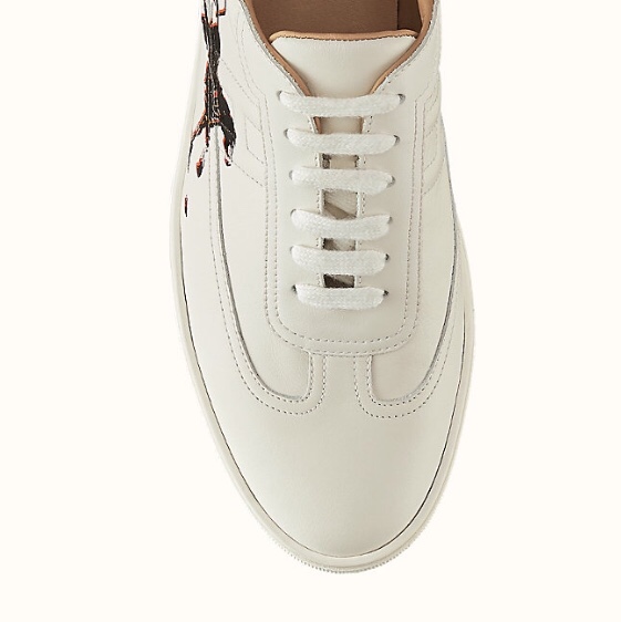 GIÀY HERMES PARIS LEATHER HI TOP SNEAKERS