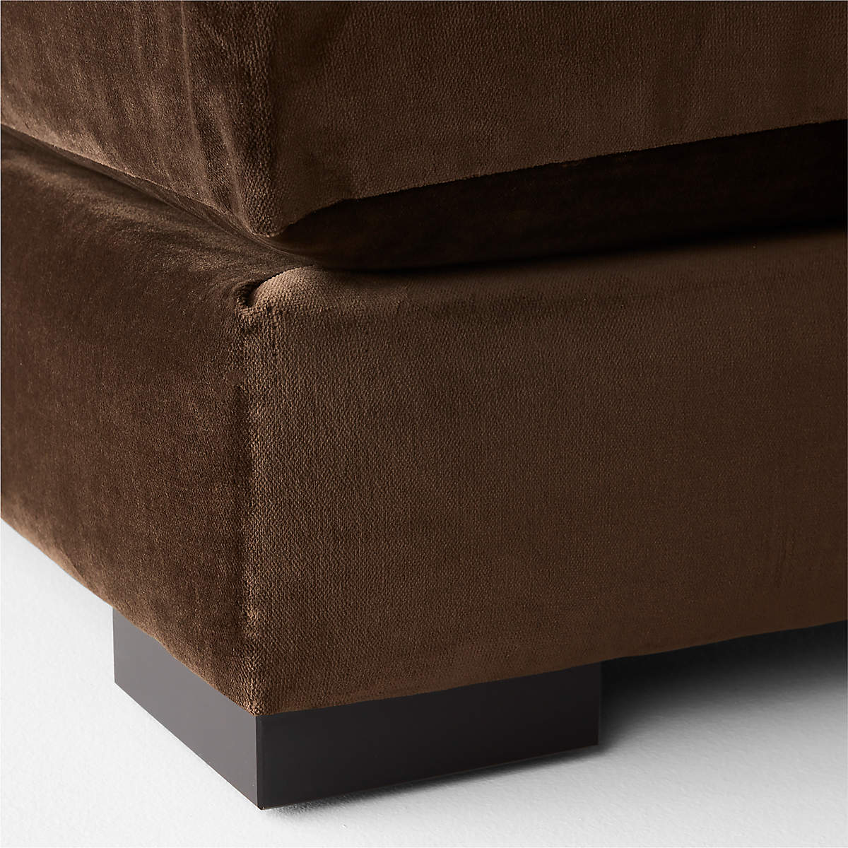 SOFA NỈ ESPRESSO VELVET CORNER CHAIR