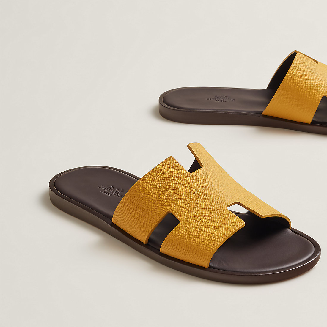 DÉP HERMES IZMIR EPSOM LEATHER YELLOW AAA