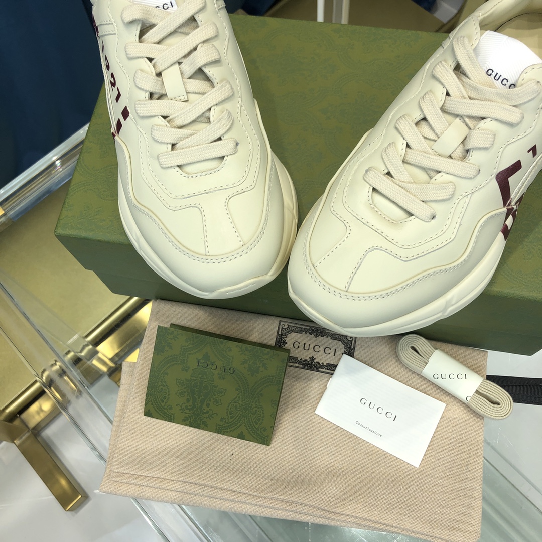 GIÀY GUCCI RHYTON GG ITALIA SNEAKERS SHOES UNISEX