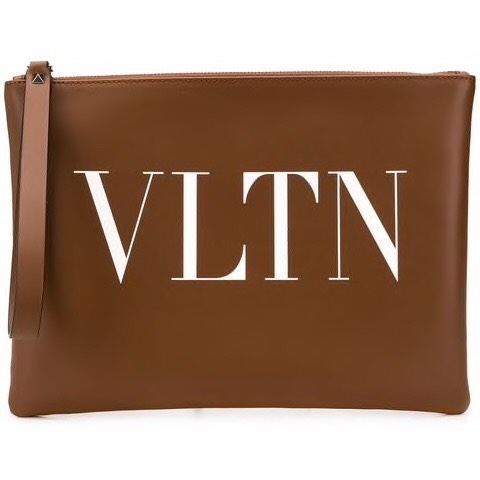 VÍ VALENTINO VLTN ZIPPED LEATHER POUCH