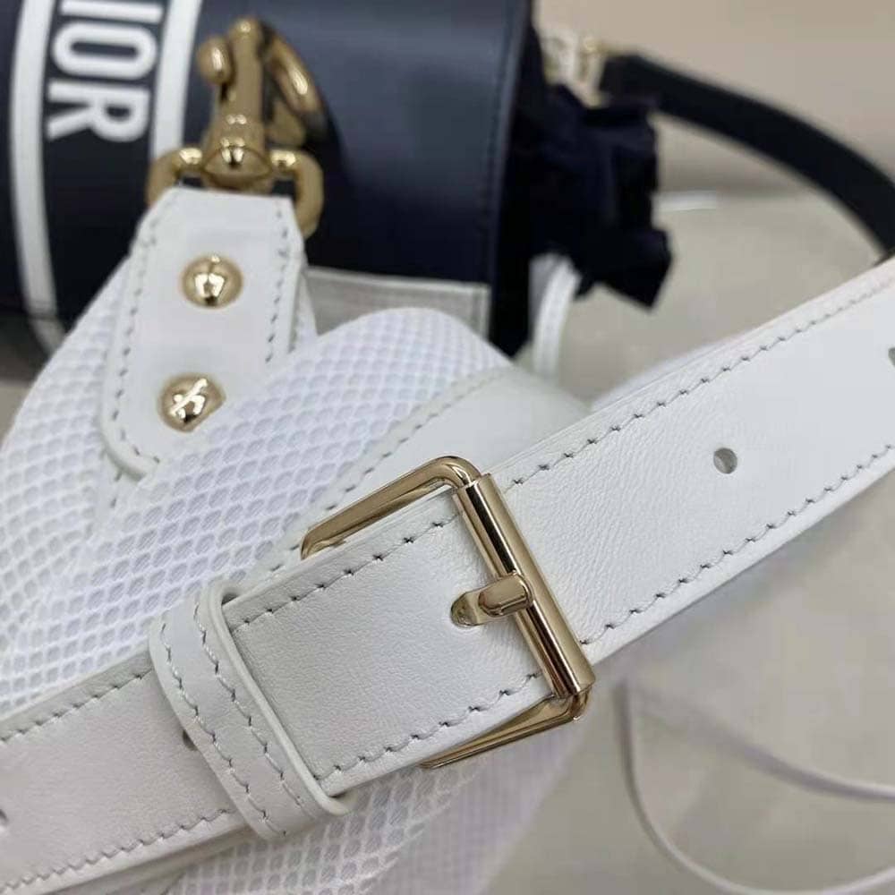 TÚI Dior Women Small Dior Vibe Bucket Bag Blue Smooth Calfskin
