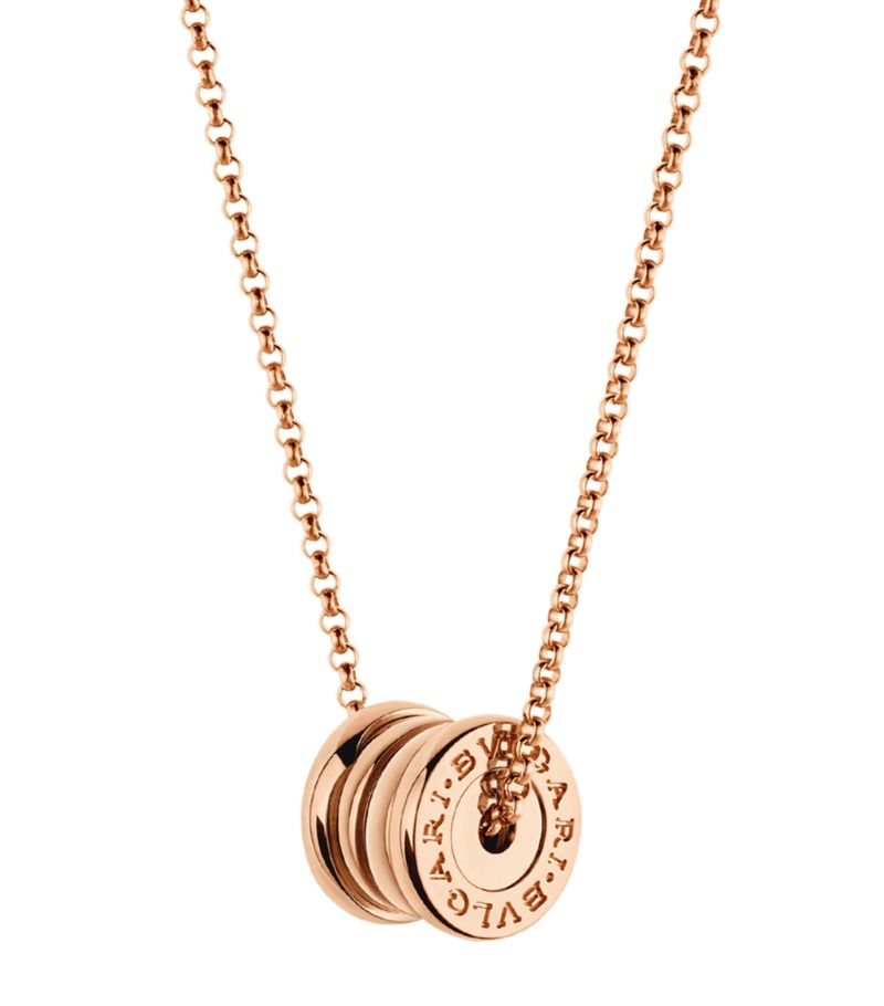 Vòng cổ BVLGARI Rose Gold B.zero1 Necklace vàng hồng 18K