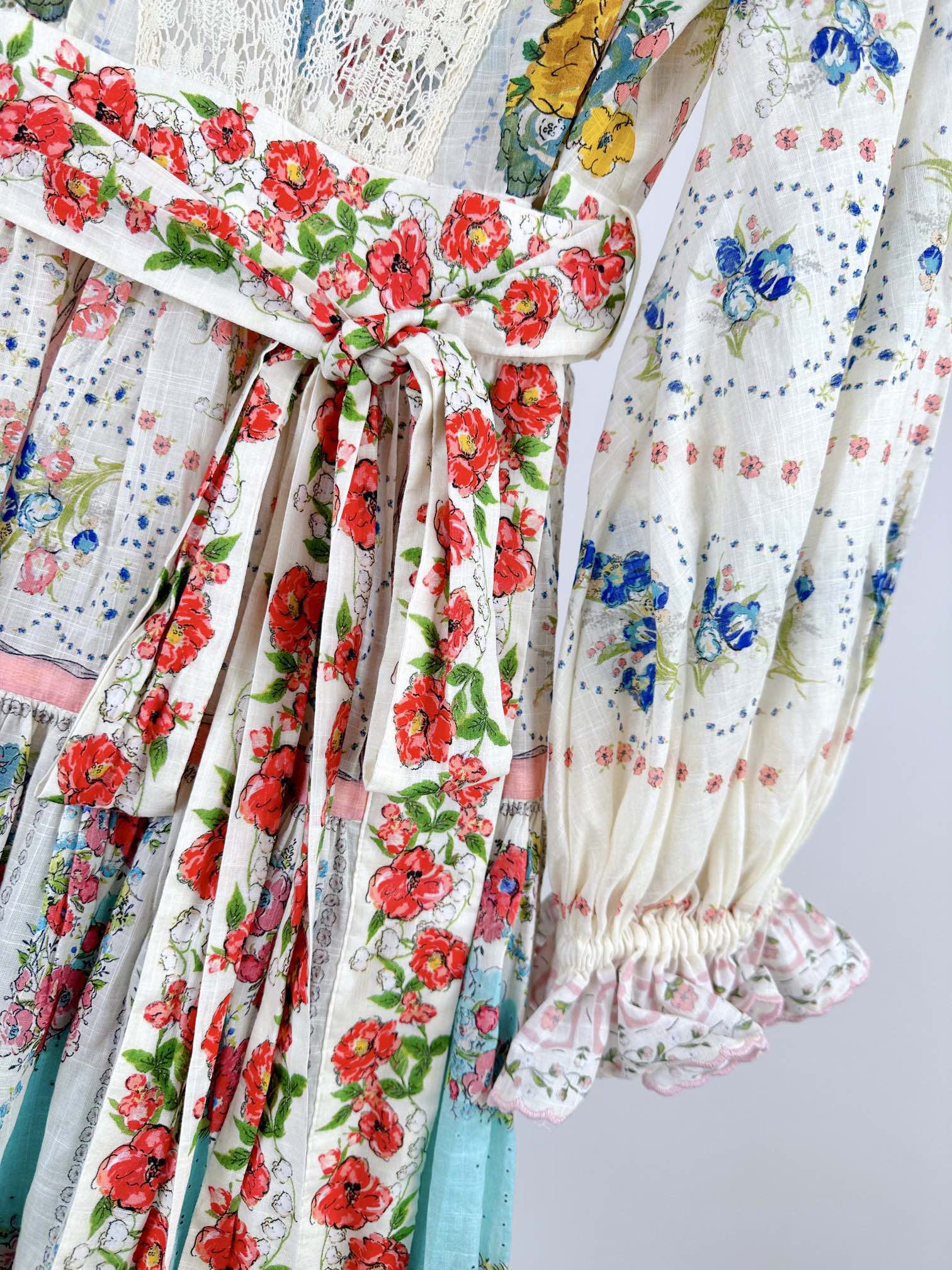 VÁY ZIMMERMANN Flower Mid Vintage Dress