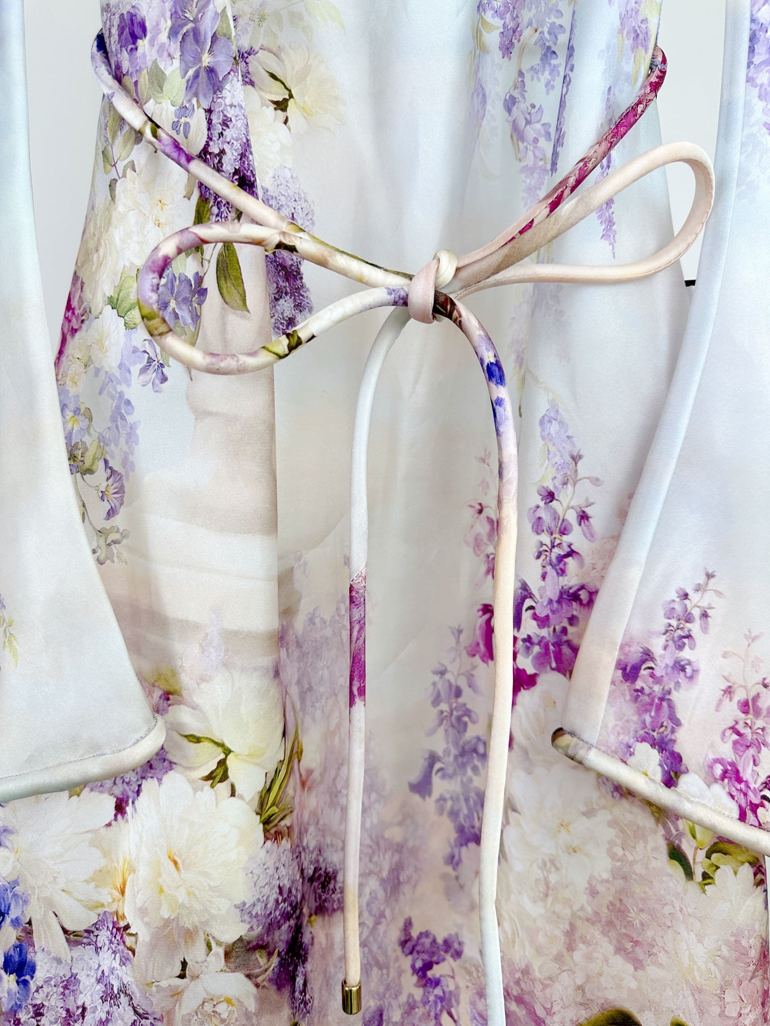 VÁY ZIMMERMANN Vintage Flower Purple Midi Dress High Classy