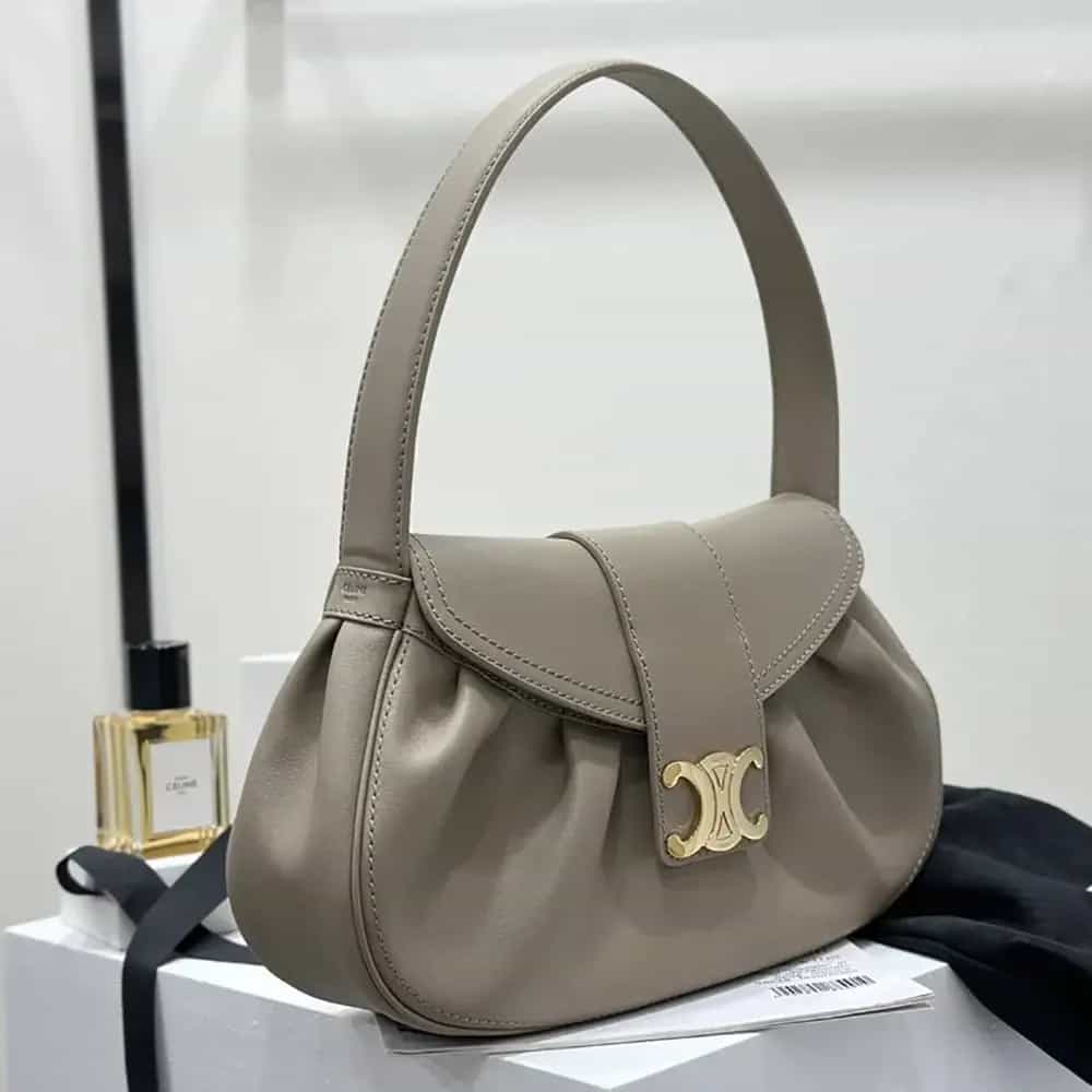 TÚI CELINE Medium Polly Bag in Supple Calfskin