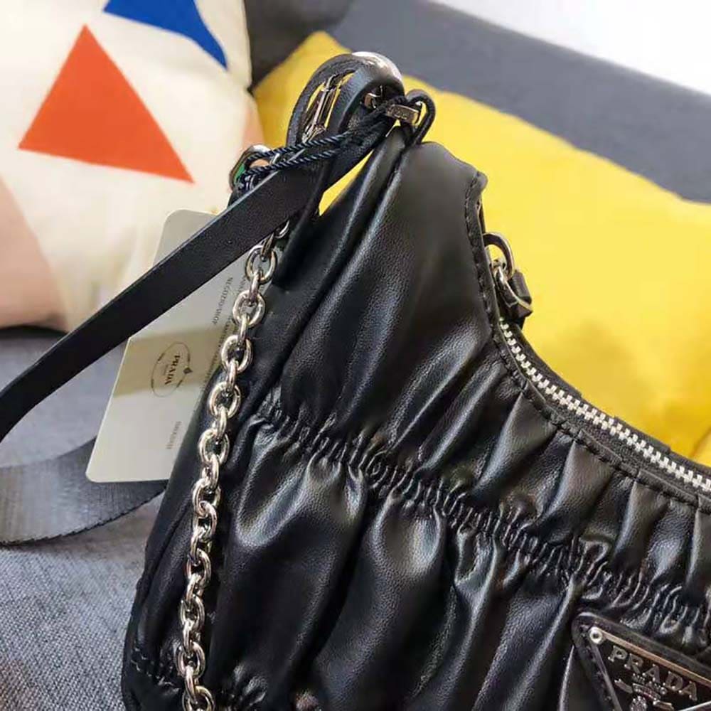 TÚI Prada Women Prada Re-Edition 2005 Nappa Gaufre Bag-Black