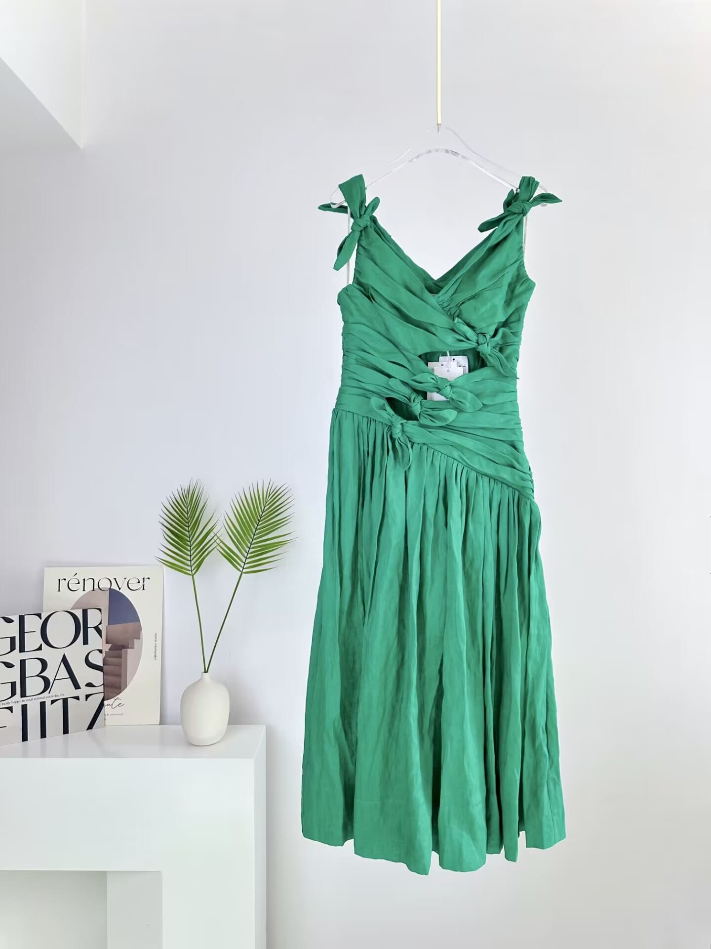 VÁY ZIMMERMANN All Green Party Long Dress High Classy