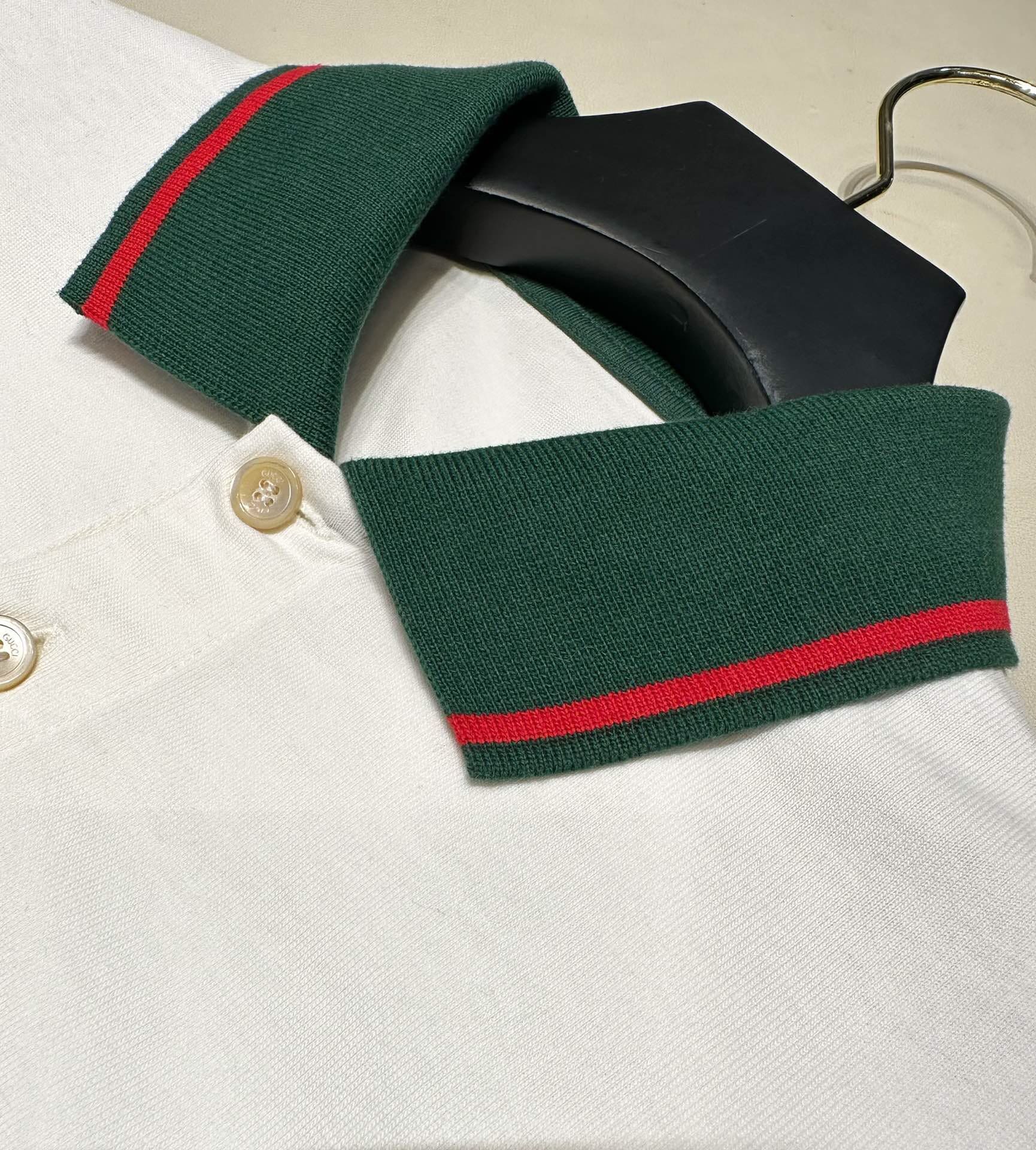ÁO GUCCI GG POLO SHIRT MÀU TRẮNG UNISEX