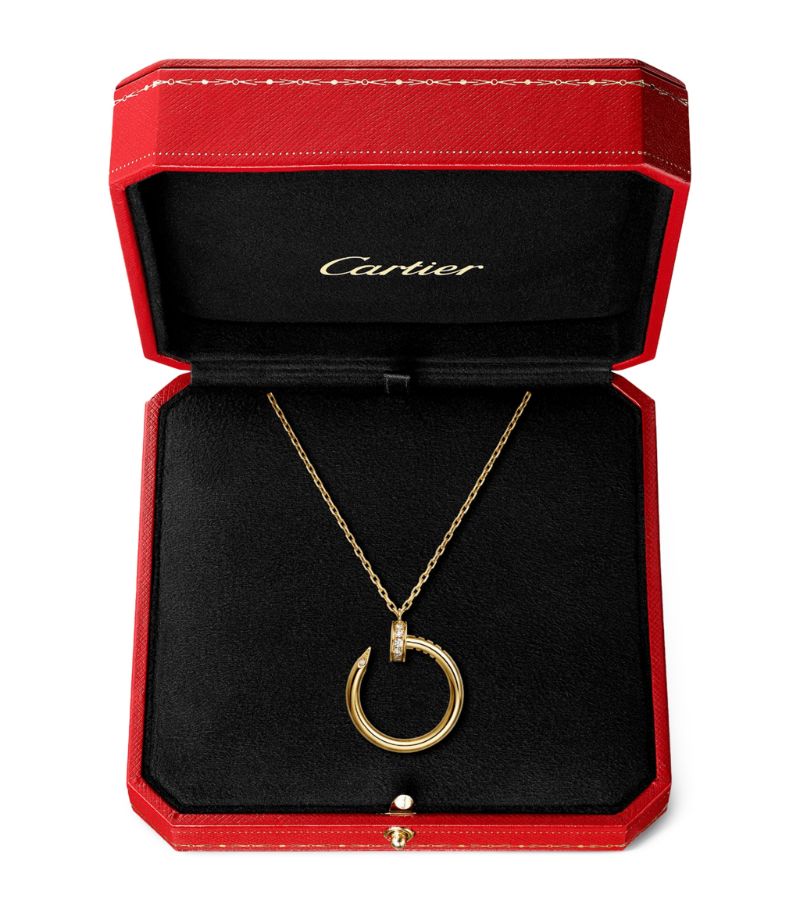 Vòng cổ CARTIER Yellow Gold and Diamond Juste un Clou Necklace vàng vàng 18K