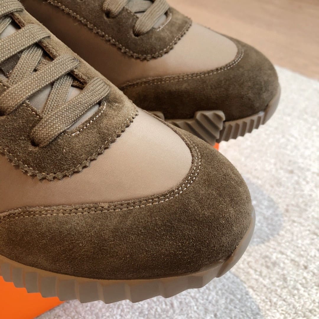 GIÀY HERMES BOUNCING SNEAKER LOW SPORTS DARK CAFE