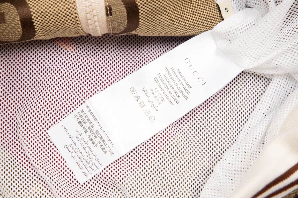 ÁO GUCCI GG Zip Brown Coat