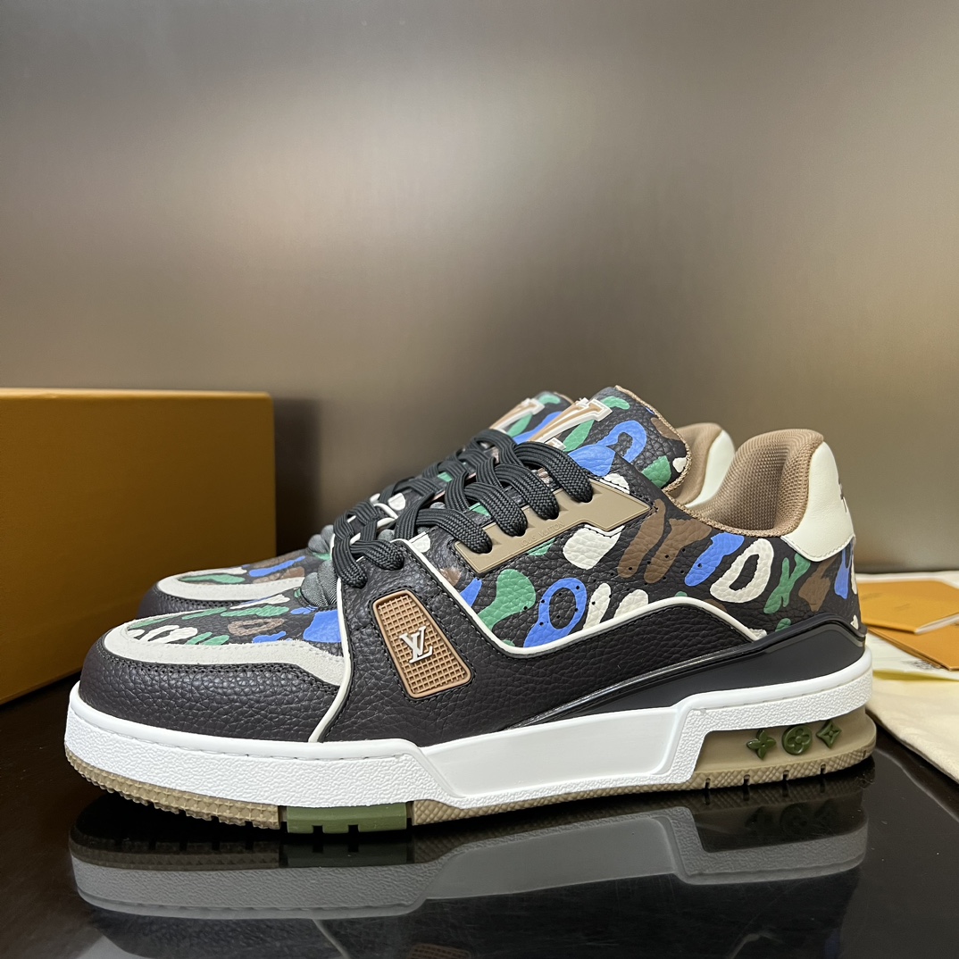GIÀY LOUIS VUITTON TRAINER MONOGRAM SNEAKERS SHOES AAA