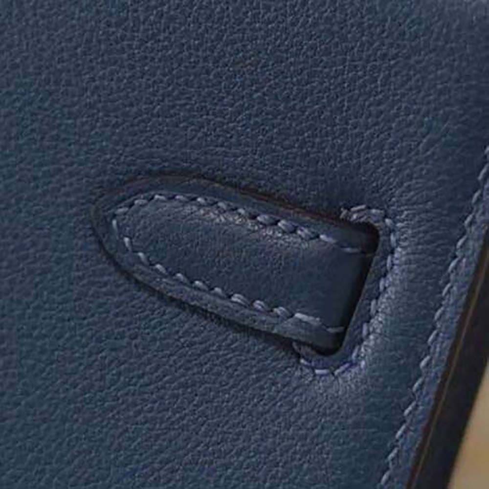 TÚI Hermes Men Kelly Depeches 25 Pouch-Navy