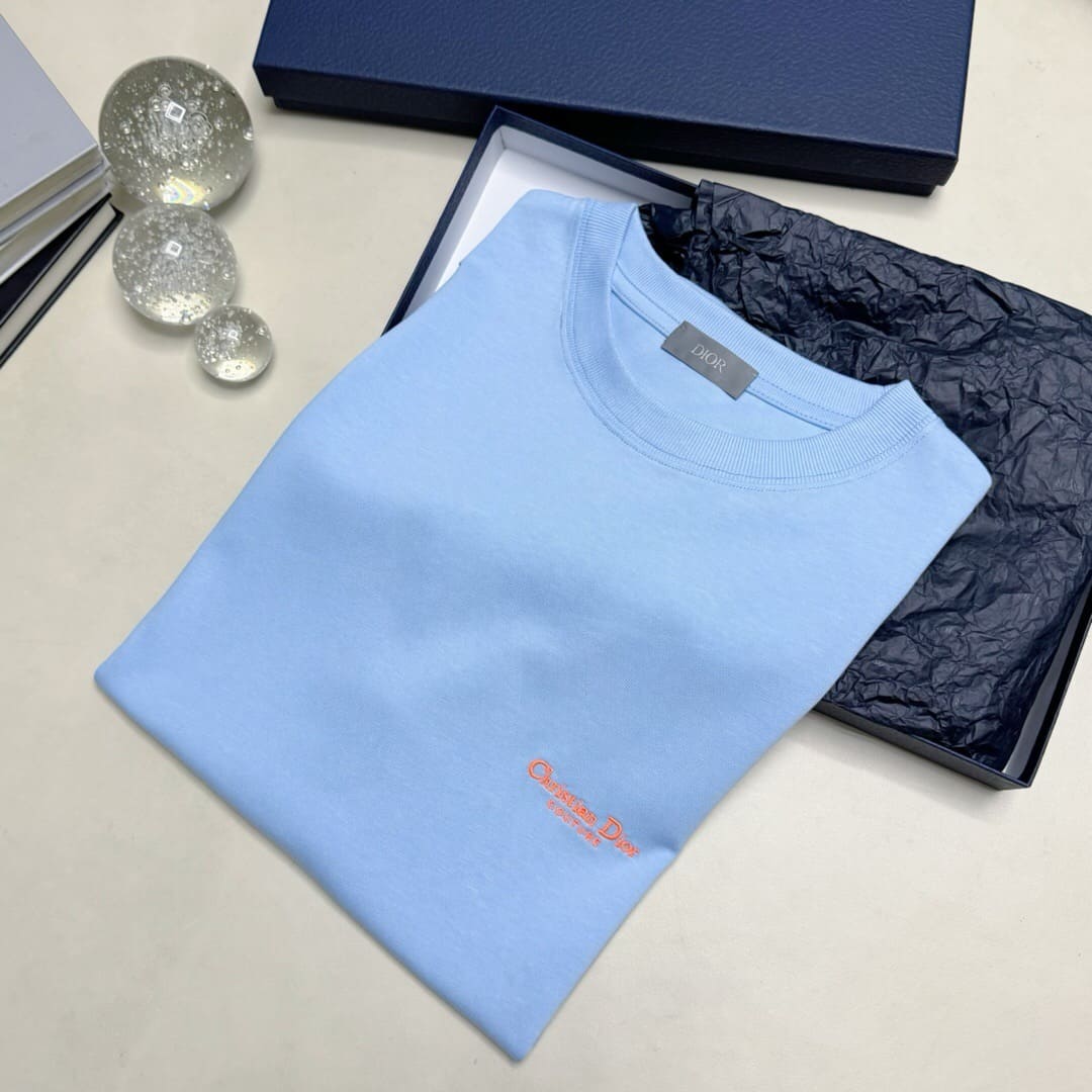 ÁO DIOR T SHIRT MÀU XANH UNISEX