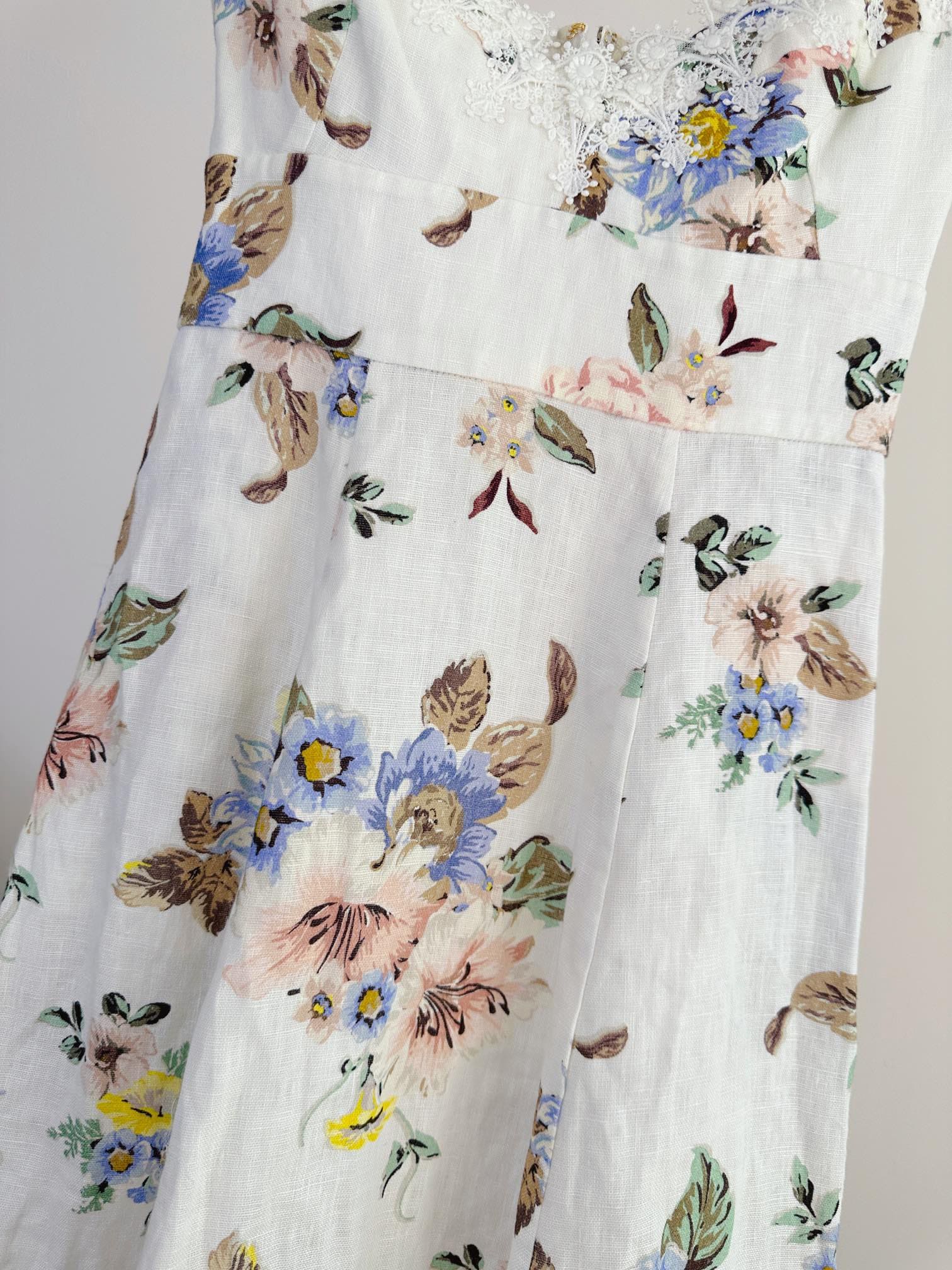 VÁY ZIMMERMANN Flower Vintage Dress