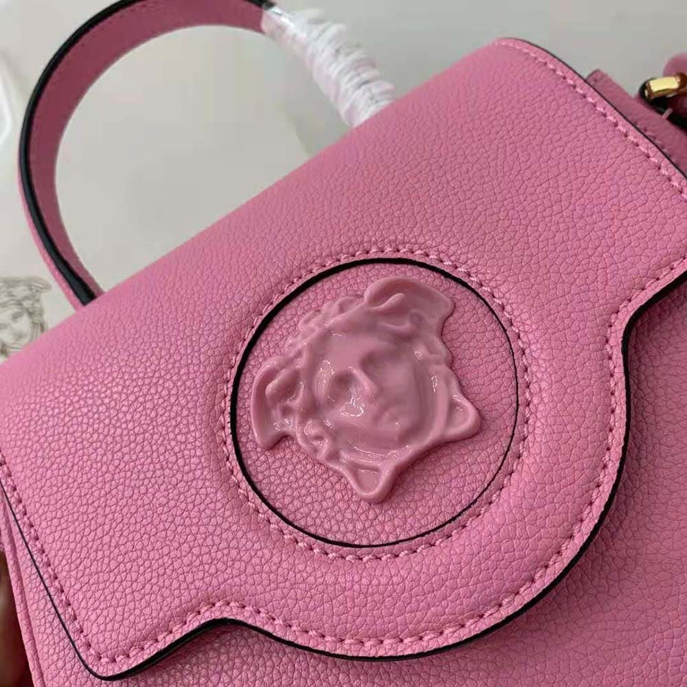 TÚI Versace Women La Medusa Small Handbag Crafted From Premium Leather-Pink