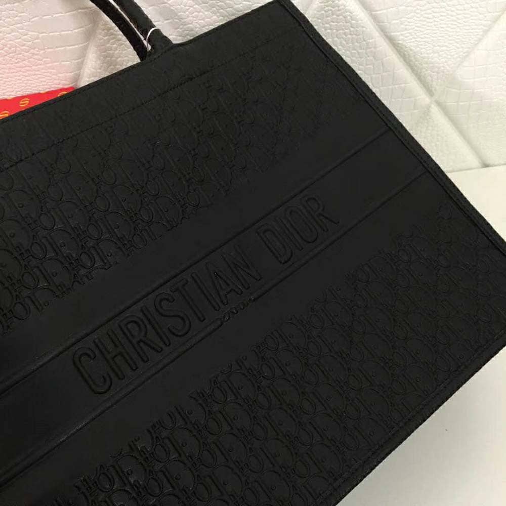 TÚI Dior Women Book Tote Dior Oblique Bag-Black