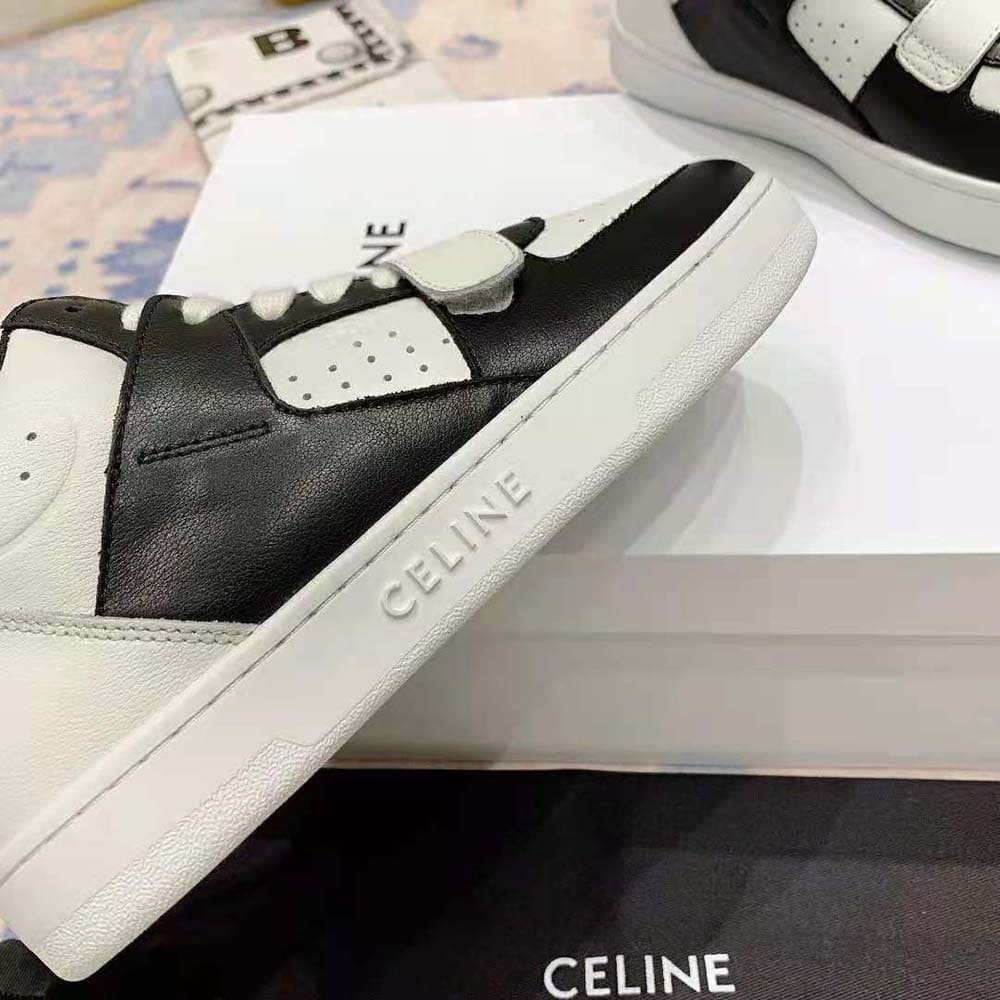 GIÀY CELINE Mid Sneaker with Scratch in Calfskin