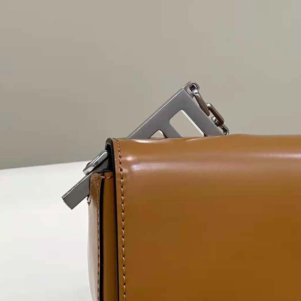 TÚI FENDI Women First Sight Brown Leather Mini Bag