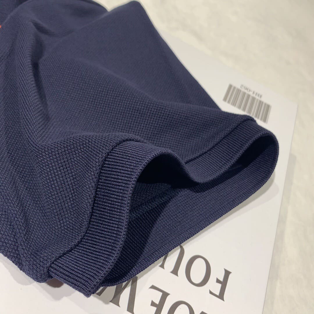 ÁO GUCCI GG POLO SHIRT MÀU XANH ĐẬM UNISEX