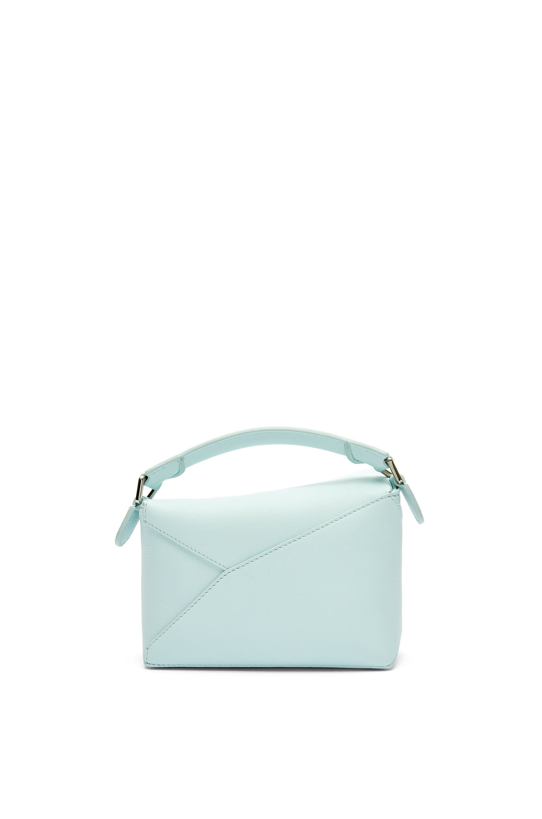 Túi LOEWE LOEWE Mini Puzzle bag in classic calfskin Blue Iceberg