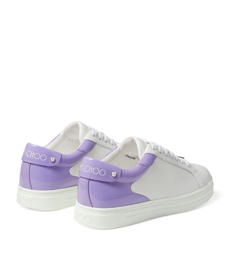 GIÀY JIMMY CHOO Leather Rome Sneakers