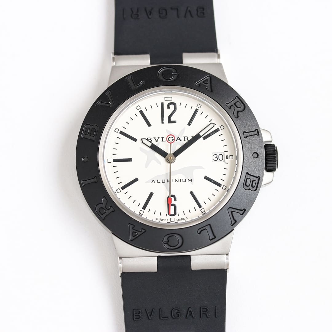 Đồng hồ BVLGARI Aluminium Automatic mặt số màu trắng