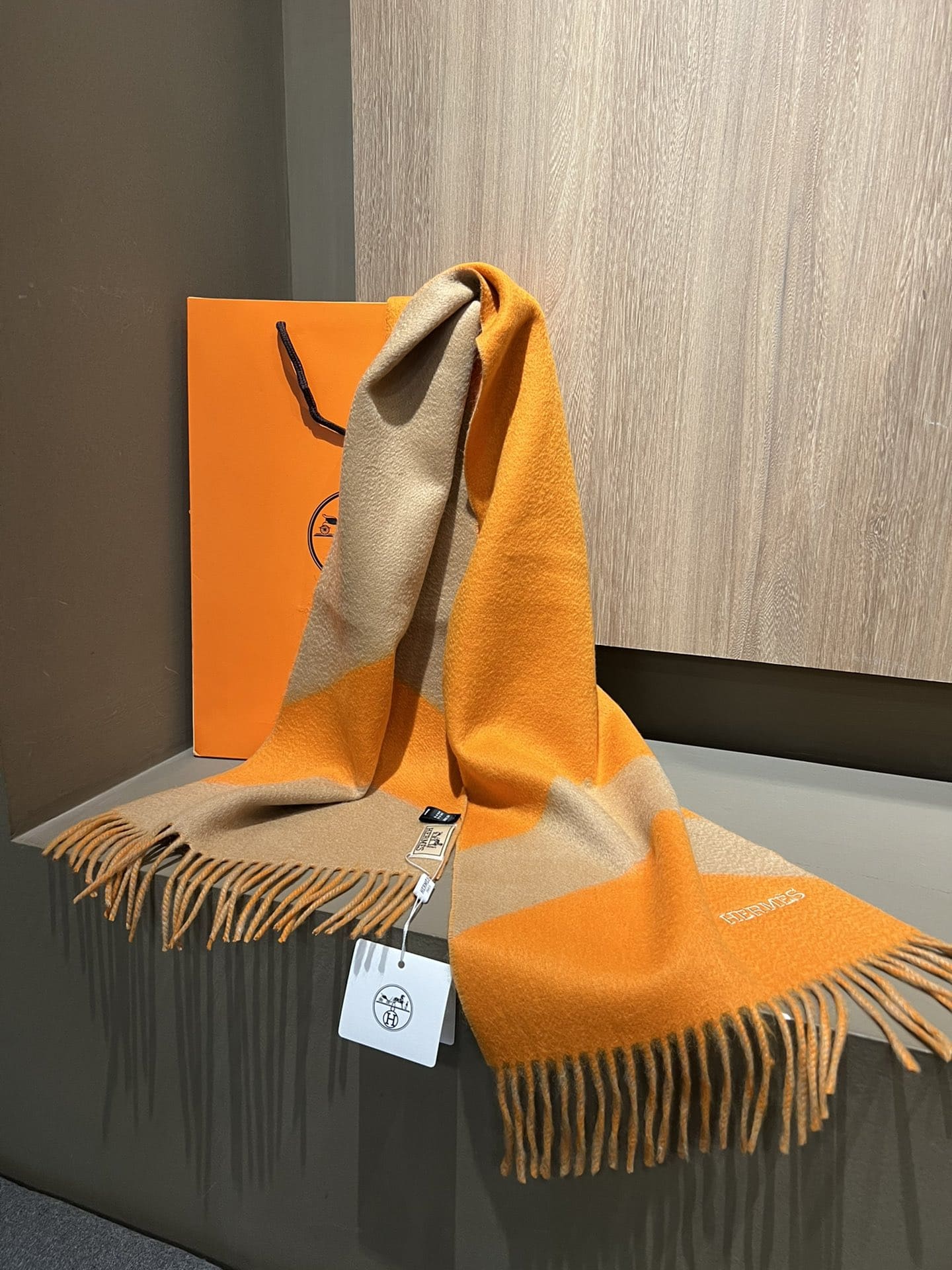 KHĂN HERMES cashmere scarf