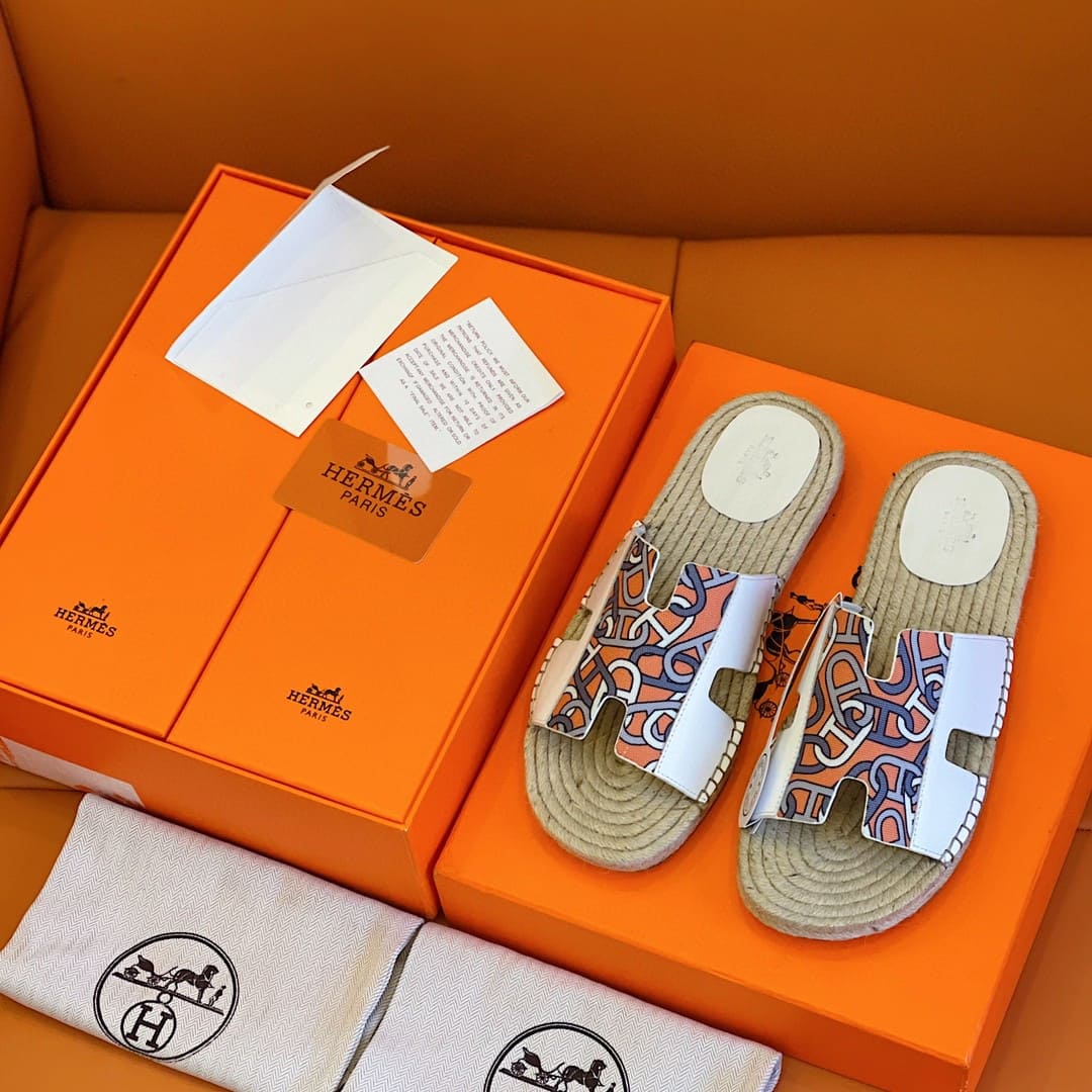 DÉP HERMES ANTIGUA ESPADRILLE SANDAL AAA