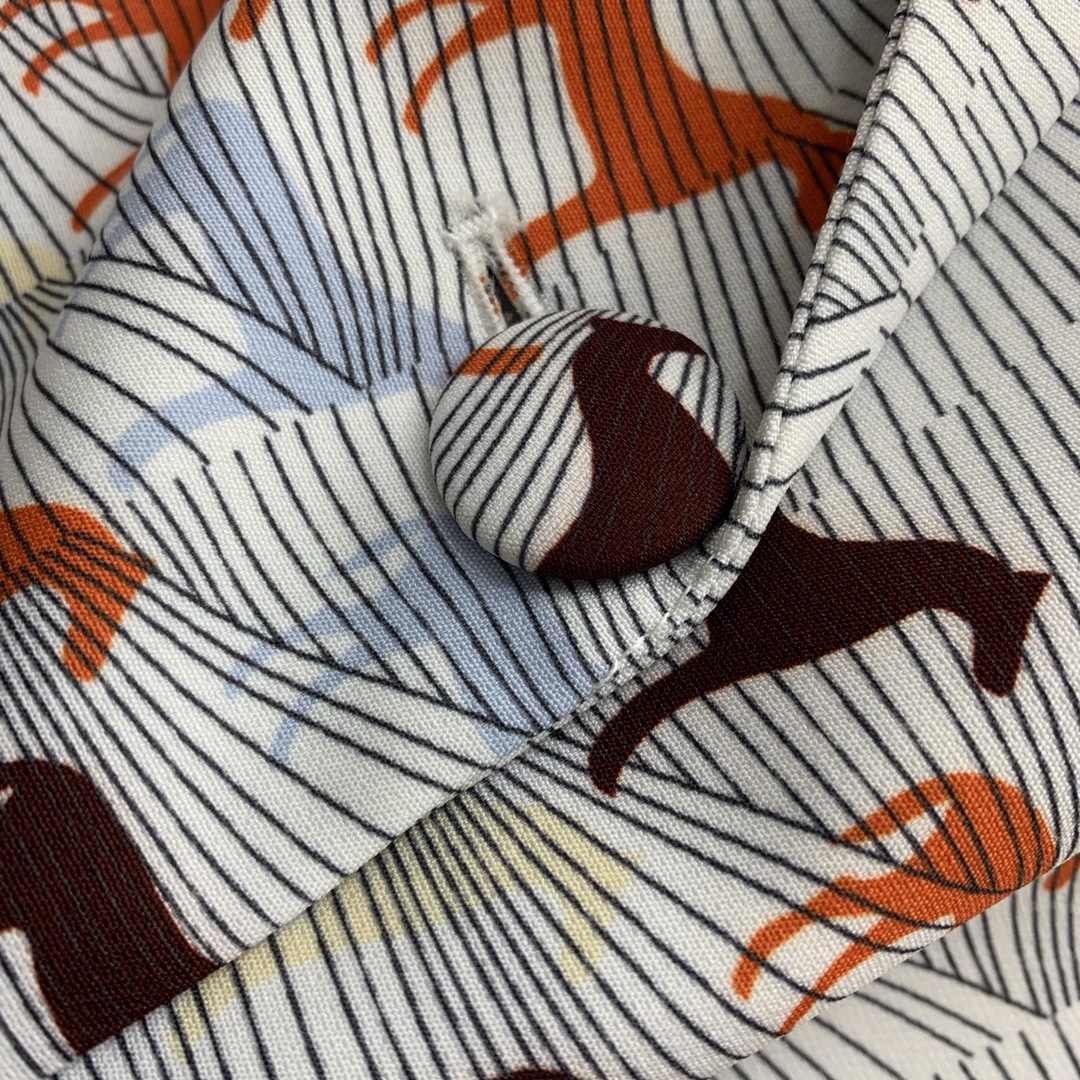 VÁY HERMES HORSE PRINT DRESS Top AAA