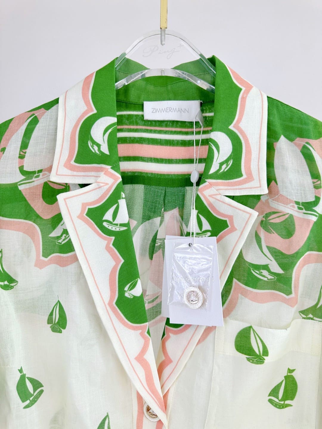 ÁO ZIMMERMANN Sailor Shirt High Classy