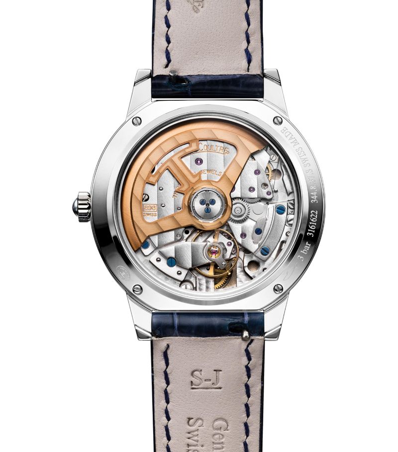 Đồng hồ JAEGER-LECOULTRE Stainless Steel and Diamond Rendez-Vous Night & Day 34mm mặt số màu trắng